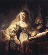 REMBRANDT Harmenszoon van Rijn Saskia as Minerva oil painting